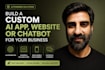 build a custom ai app website in 10 hours
