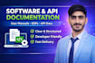 write software documentation, user guides and manuals