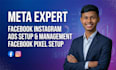 setup fb ads campaign, instagram ads facebook pixel