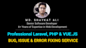 fix laravel and PHP bugs, errors, and issues professionally