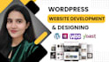 do wordpress website development, design or redesign using elementor pro