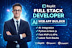 develop apps using replit, base 44, bolt, and lovable ai