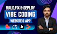 develop ai generated websites and apps using vibe coding