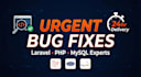 fix laravel, php and mysql bugs and errors fast