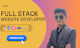 build custom websites as a full stack website developer