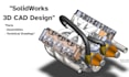 create professional solidworks 3d cad model and technical drawing