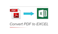 convert PDF and images files to editable excel