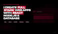 create full stack web apps with react nodejs and database