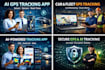 develop ai tracking app, gps tracking app, tracking gps car tracking mobile app