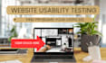 test your website as a first time user and find confusing issues