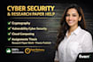 do cybersecurity, cloud computing, vulnerability, cryptography assignments