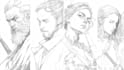 draw one line art, single line art, continuous line art