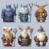 design 2d game art characters creatures environment icons