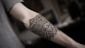 custom an abstract black tattoo design