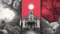 draw horror and gothic line art illustrations