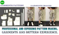 create a professional digital sewing pattern in PDF, ai, dxf,