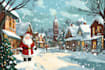 draw unique christmas illustration