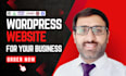 a responsive wordpress website for small business owners