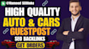 write and publish unique auto  cars guest posts on top google automotive blogs