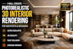 create 3d interior archviz