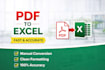 professionally convert PDF to editable excel spreadsheet