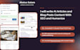 write ai article blog posts content with SEO and humanize