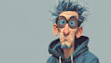 do a digital cartoon illustration