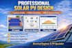 provide professional solar pv system design and calculations