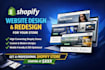setup shopify website redesign shopify website shopify website development