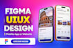 do figma app design, mobile app UI UX design, prototype, wireframe design