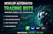 develop automated robinhood bot, algo trading bot, webull bot, spx trading bot