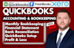 do accounting setup and clean up bookkeeping using online quickbooks wave zero