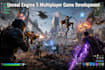 develop aaa unreal engine 5 battle royale, mmorpg, multiplayer, open world game