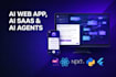 develop ai web app, ai saas and ai agents