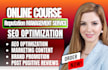 do effective online business reputation management ORM improve online image