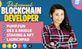 be blockchain developer for ico staking crypto bot cross chain bridge web3 dapp