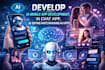develop ai mobile app development, ai chat app, ai dating matchmaking ai apps