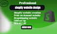 design shopify website redesign shopify website set up shopify website design