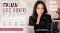 create ugc videos in italian