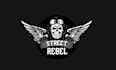 design glamorous motor brand logo for biker clothes