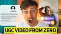 create ugc video ads from zero for facebook and google