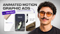 create animated video ads motion graphic for facebook