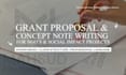 write a donor ready grant proposal or concept note for your ngo