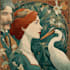 create illustrations in art nouveau style