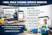 build cleaning services website, house and office cleaning, bookingkoala website