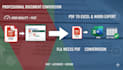 convert PDF to excel or word with high accuracy
