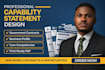 design a winning government capability statement