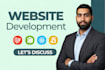 do website development as web developer as PHP laravel HTML CSS