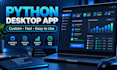 build a custom python desktop app for your business