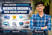 built modern website design and full stack web development